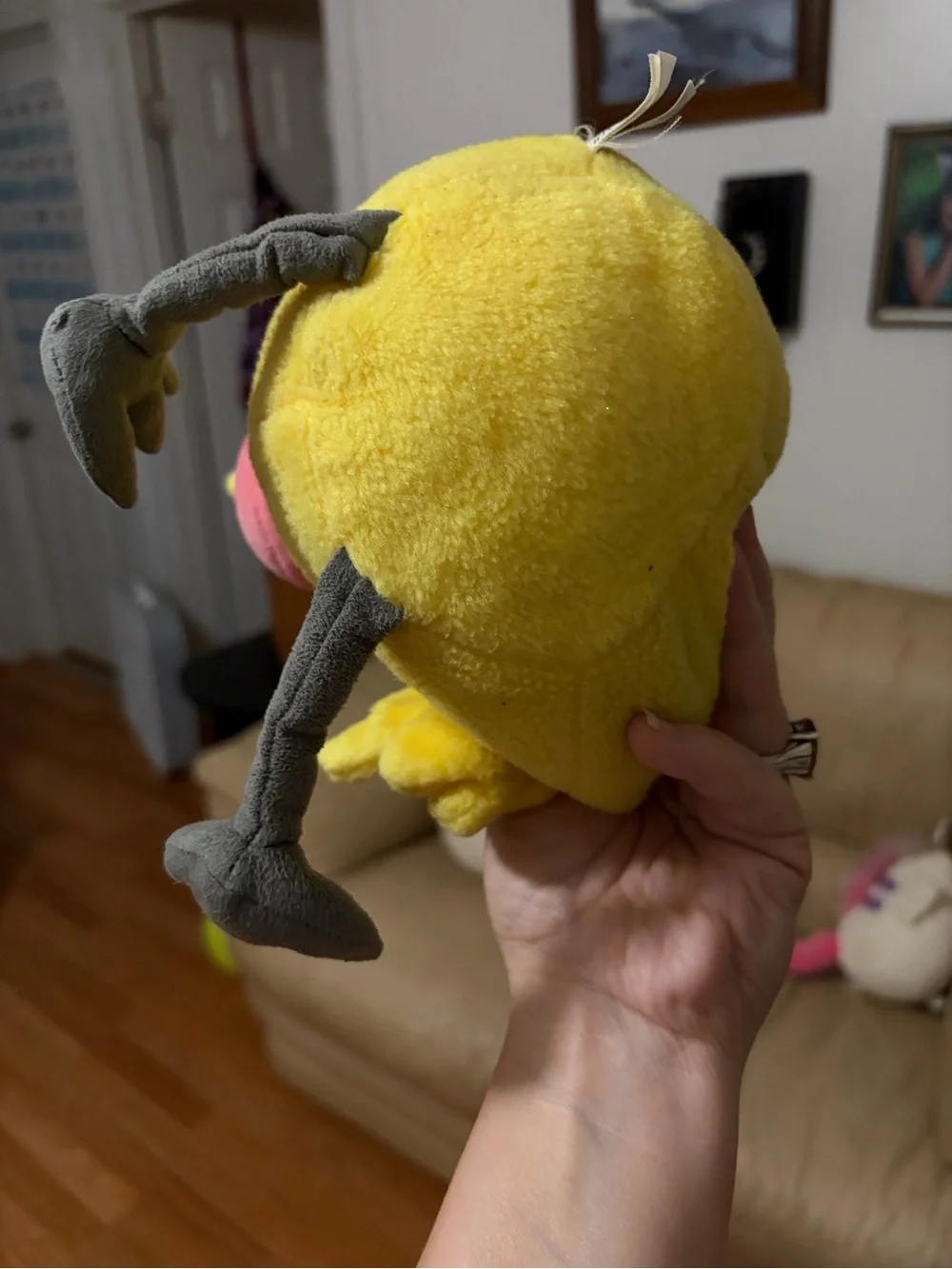 Manhattan Toy Company Little Joe Chickapig Yellow Plush Pig Colorfull HTF rare